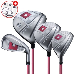 [마스터스정품] 23년 다이와 LP-423 여성 골프채 풀세트 10개 L강도 핑크(핑크) GF