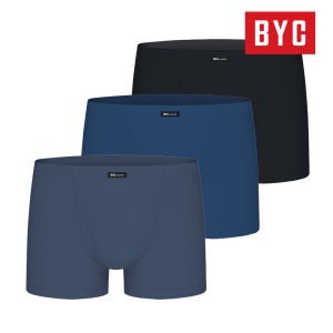 BYC 남성 드로즈 60수 면스판 사각팬티 인밴드 MNI5012 3매입