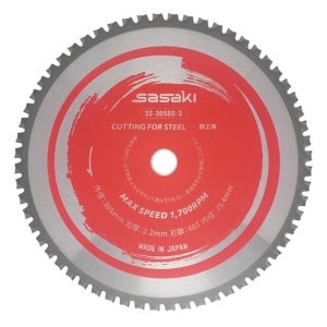 사사키 팁쏘 초경톱날 금속날 절단날 철공용 305mm SS-30560-3 (12인치)