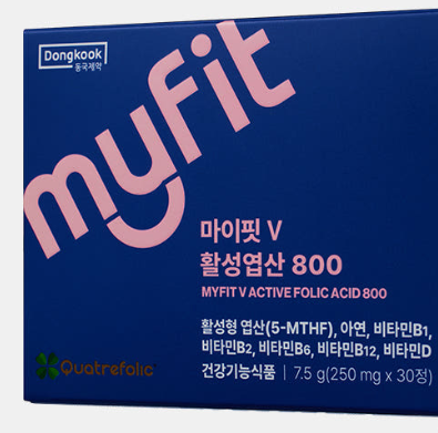 마이핏 v 활성<b>엽산</b>800 6박스