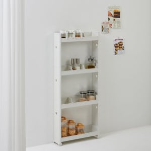 [JAJU/자주] 틈새 슬림 4단 선반 13cm