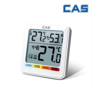 CAS 디지털 체감온도계 온습도계 T700 4단계 고온 경고 체감온도 측정기