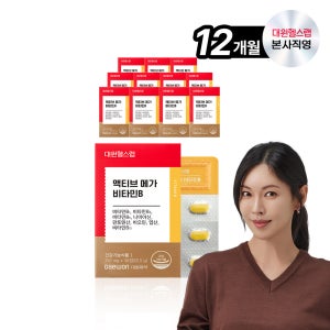 대원제약 대원헬스 액티브 메가 비타민B군 12박스/12개월분 비타민 B컴플렉스[AVS120]
