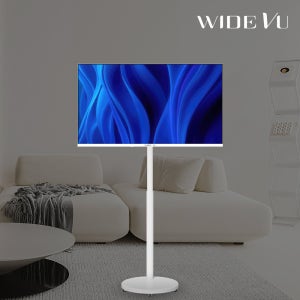 와이드무빙뷰 화이트에디션 삼탠바이미V3 셋트 QLED 101cm(40인치) FHD 스마트 이동식 TV 중소바이미 유압식 높이조절 삼텐바이미