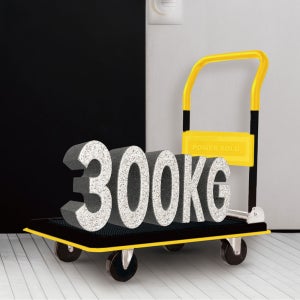 360도 저소음 바퀴 데크트럭 접이식 핸드카트 구루마 대차 운반카트 L(대형)