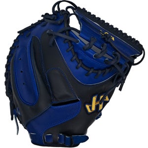 하타케야마 포수 미트 야구 글러브 U백 블랙/블루 PRO-M2
