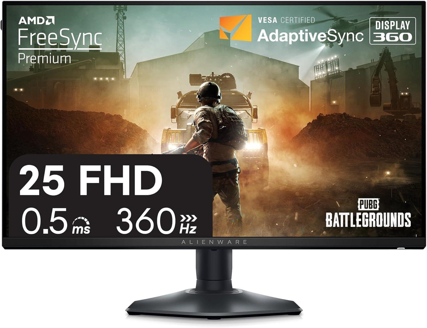 에일리언웨어 AW2523HF 360Hz 게이밍 모니터 0.5ms 관세포함