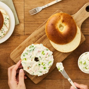 파리크라상 대파 크림치즈 베이글 샌드위치 360g(3개입)