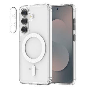 케이맥스 맥세이프 클리어핏 세트 맥세이프 케이스 카메라 보호 필름 투명, 갤럭시S25 FE