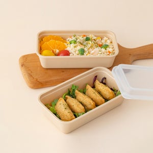 팝잇 미니멀하면서 많이 담을수 있는 돔형 데일리 직장인 밀프랩 도시락통 600ml, 샌드베이지 3개