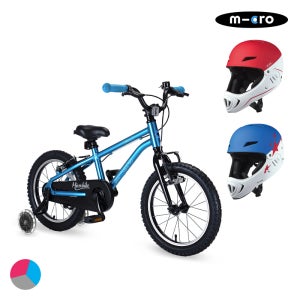 [레이싱 헬멧 포함] 마이크로바이크 16 2.0 (보조바퀴포함/색상선택)