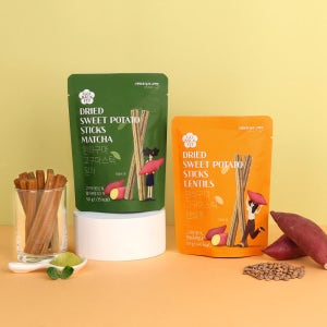 [고백핏] 편하구마 고구마스틱 렌틸콩 말차 50g 10봉 고구마말랭이