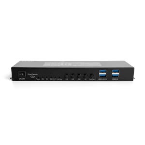 이지넷 4포트 USB3.0 PC 화면 출력 제어 HDMI 4K KVM스위치 NEXT-7004KVM-4K