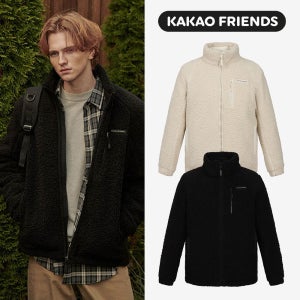 카카오프렌즈 남성 중헤비 웜 보아 패딩점퍼