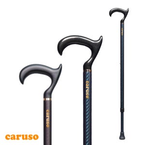 [선물세트] 카루소 R375 로얄 카본 지팡이 초경량 어르신 노인지팡이 딥블루/버건디