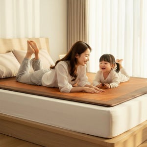 3H 한일온열기 야자수 사각 슈퍼싱글 두꺼운 그래핀 탄소 전자파없는 1인 전기매트 전기장판