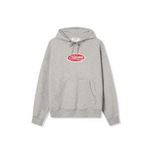 [노이커먼] CIRCLE 로고 후드티 그레이