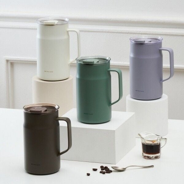 락앤락 메트로 카페 머그 세라믹 텀블러 600ml (LHC4282)