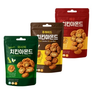 안주의 혁명 치킨옷 입은 치킨아몬드 와사비 후라이드 매운맛 간식