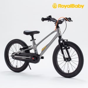 로얄베이비 스페이스샤크 어린이 유아 자전거 40.6cm(16인치), 그레이