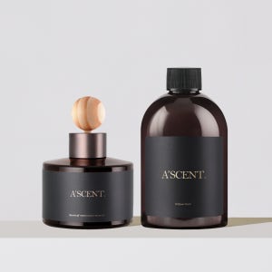 에이센트 차량용 방향제 대용량 리필세트 120ml+300ml 디퓨저 자동차 차량 딥체리 고급 명품