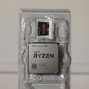 RYZEN 5000시리즈 5500 5600 5600X 5600GT 5700X 검은색 AMD R5 5600 B2 루즈 칩