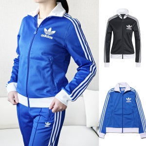 아디다스 오리지널스 여성 베켄바우어 트랙탑 트레포일 져지 트레이닝복