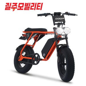 AU테크 엑스트랙 몬스터 쿱 COOP 미니 팻바이크 바팡모터 자토바이 48V 15Ah 삼성