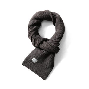 [Horlisun] [홀리선] 25FW Skiff Superfine Wool Knit Rib Muffler Spain Olive