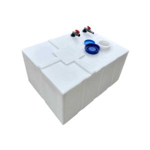 플라스틱 사각물탱크 300L 농업용 오목 보관 물통 보관함 100L 90x45x32cm