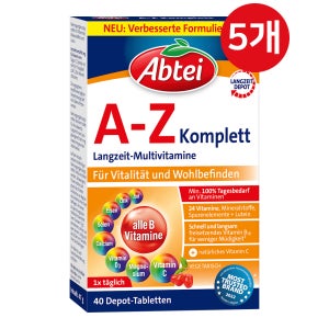 Abtei 압타이 멀티비타민 40정, 5개