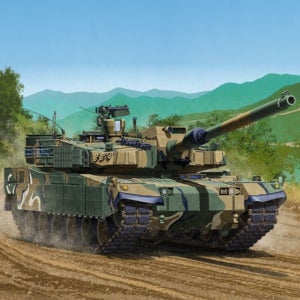 아카데미과학 K2 흑표 전차 1/48 무선조종 탱크 조립모형 13321