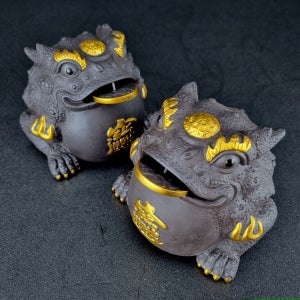 복두꺼비 삼족두꺼비 두꺼비상 인형 장식품 장식 사업운 장식용 개업 이사 선물