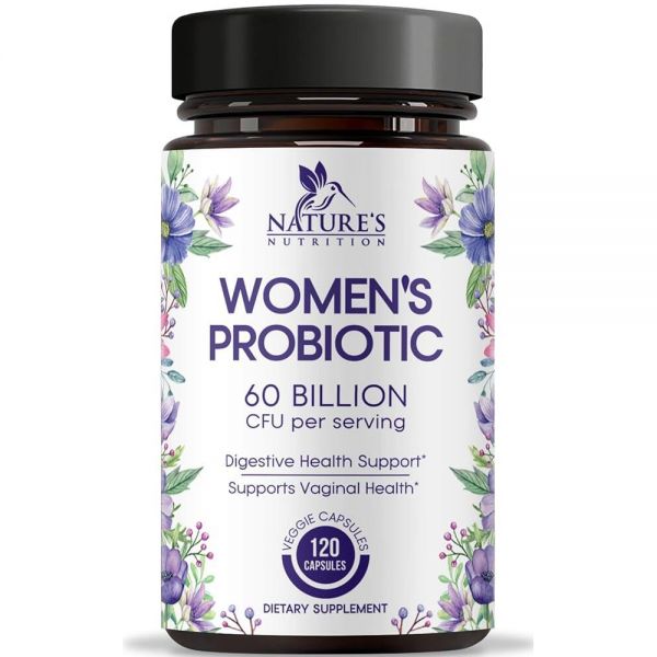 Nature’s Nutrition 여성용 프로바이오틱스 보충제 120정 333676