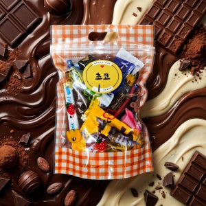 스낵데이 초코스쿱 초콜릿 스쿱마켓 개별 간식 포장 달콤 사무실 탕비실 간식