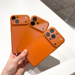 오크샵 17 커스텀 풀커버 카메라보호 맥세이프 케이스 오렌지, 아이폰17