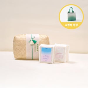 [9/16부터 순차출고] 대나무 석작 기프트 세트 S 사전예약 (450g x 2종 / 쇼핑백 포함)