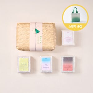 [9/16부터 순차출고] 대나무 석작 기프트 세트 M 사전예약 (450g x 4종 / 쇼핑백 포함)