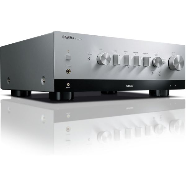 Yamaha Audio R-N800A 네트워크 리시버(포노 및 내장 DAC 포함, 실버, 리뉴얼)