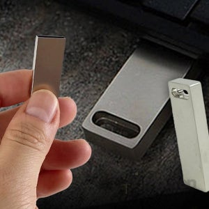 더휴즈 USB 2.0 메모리 64GB 128GB 실버 이동식 유에스비 고속 대용량