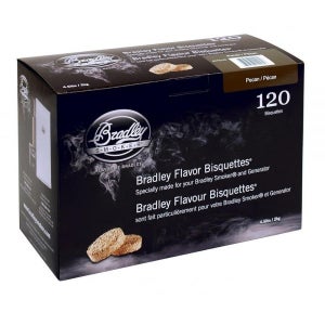Bradley Smoker 그릴 및 바베큐용 비스케 피칸 스페셜 블렌드 120팩