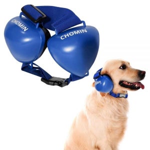 CHOMIN 소음 보호를 위한 강아지 귀마개 29dB NRR 강아지용 노이즈 캔슬링 헤드폰 천둥 진공청소기 불꽃놀이로부터 청력 (블루 스몰) Blue