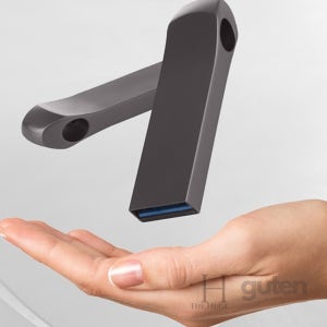 더휴즈 USB 3.0 메모리 64GB 128GB 다크그레이 대용량 유에스비 128기가