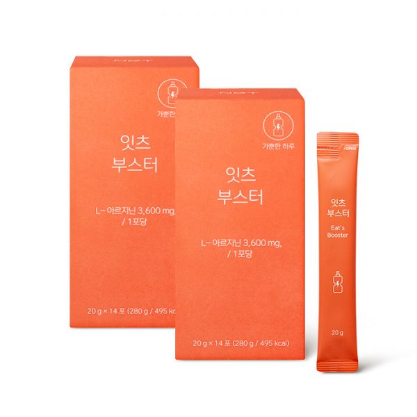 네츄럴굿띵스 <b>잇츠 부스터</b> 14포 2박스 L 아르지닌 액상 스틱