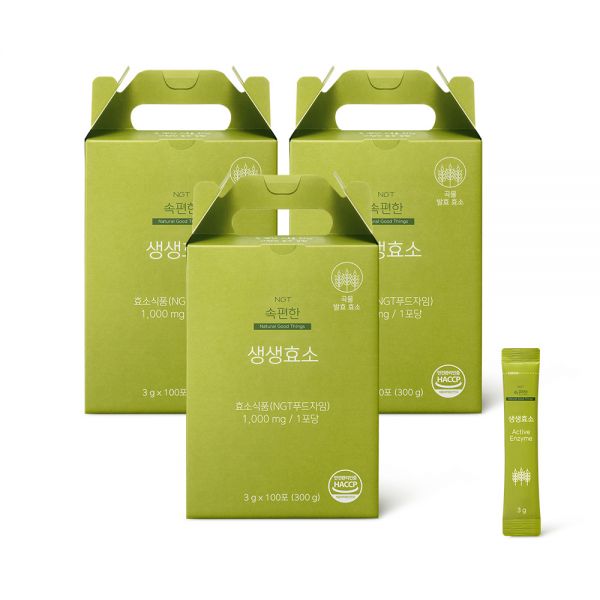 네츄럴굿띵스 속편한 생생효소 100포 3박스 266863