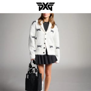 PXG 여성 골프 알파인 스카우트 가디건 가을 겨울 골프웨어