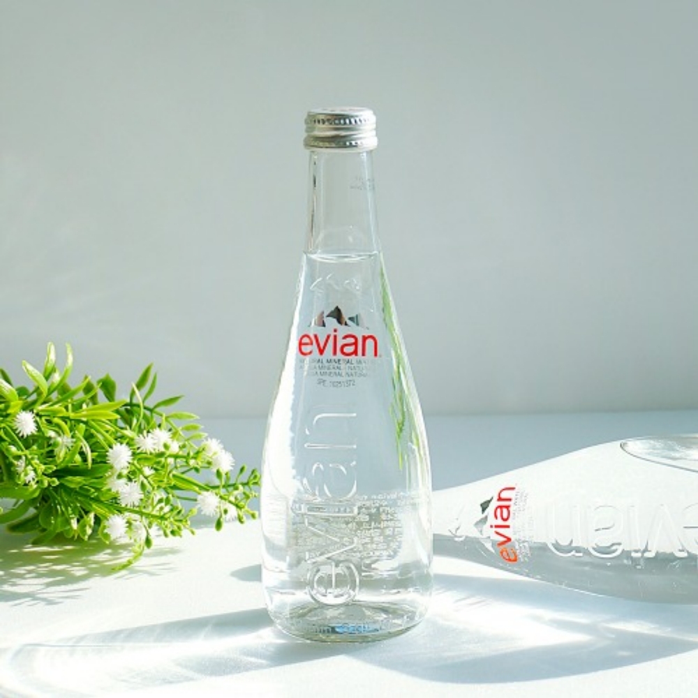 에비앙 글라스 330ml, 200개