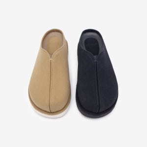 남자블로퍼 뮬 남자슬리퍼 사무실슬리퍼 키높이 스웨이드