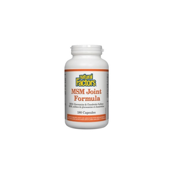내추럴팩터스 <b>MSM</b> <b>조인트</b> 포뮬라 180정 (Natural Factors <b>MSM</b> Joint Formula)