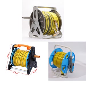 릴호스 스텐 블루 화이트 물호스 호수 스테인레스 세차 정원 청소 물주기 물청소 고압분사기